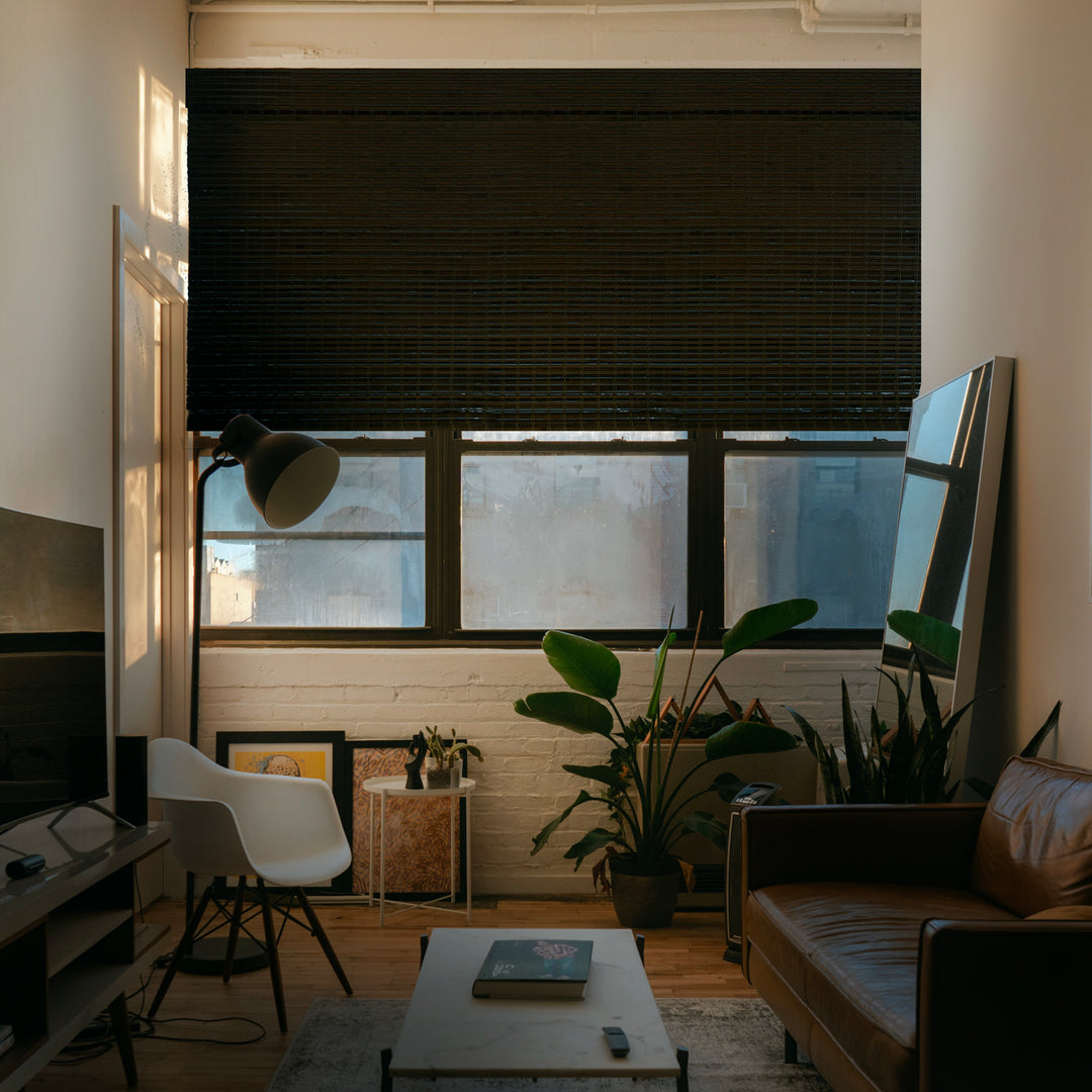 Cordless Bamboo Shade: Rustic Collection
