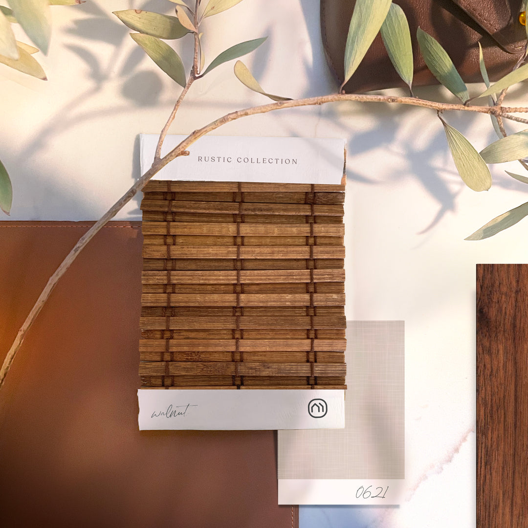 Cordless Bamboo Shade: Rustic Collection