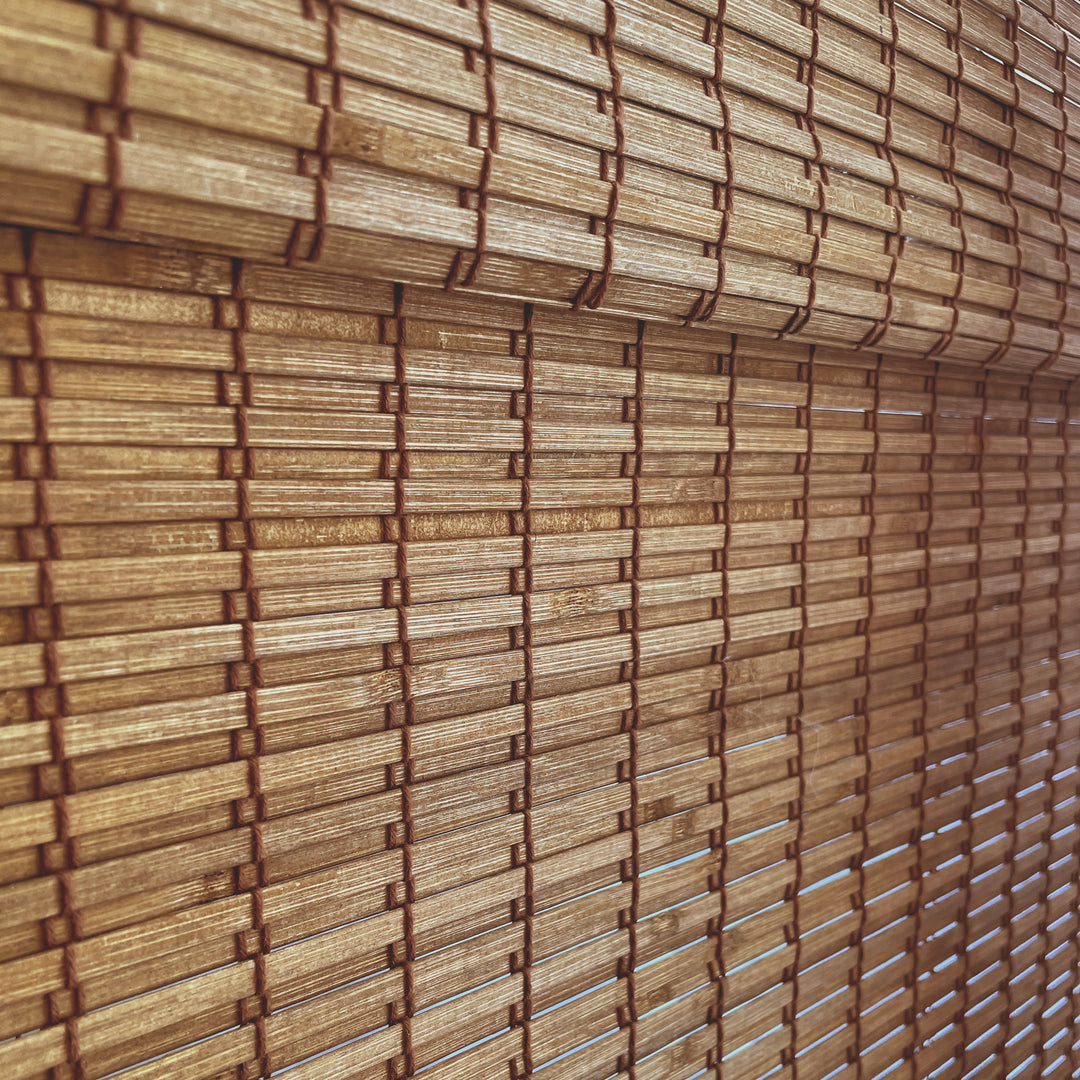 Cordless Bamboo Shade: Rustic Collection