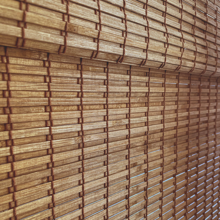 Cordless Bamboo Shade: Rustic Collection