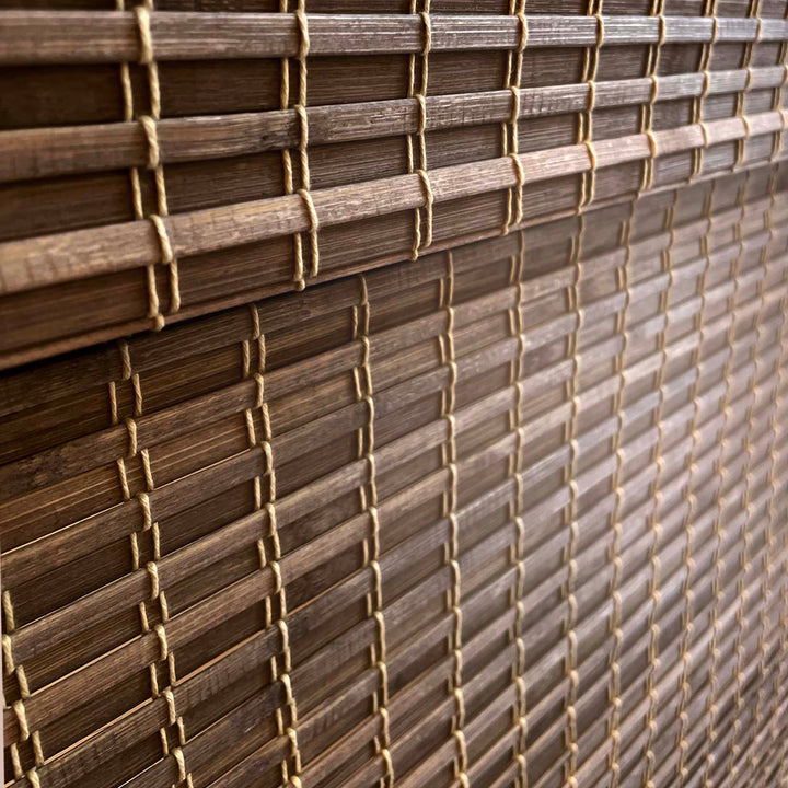 Cordless Bamboo Shade: Rustic Collection