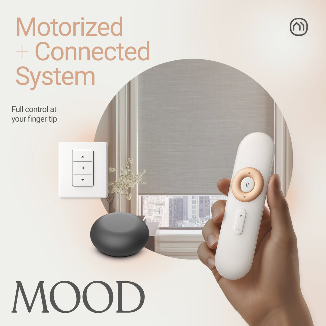 MOOD Bespoke Roller Shade: Blackout