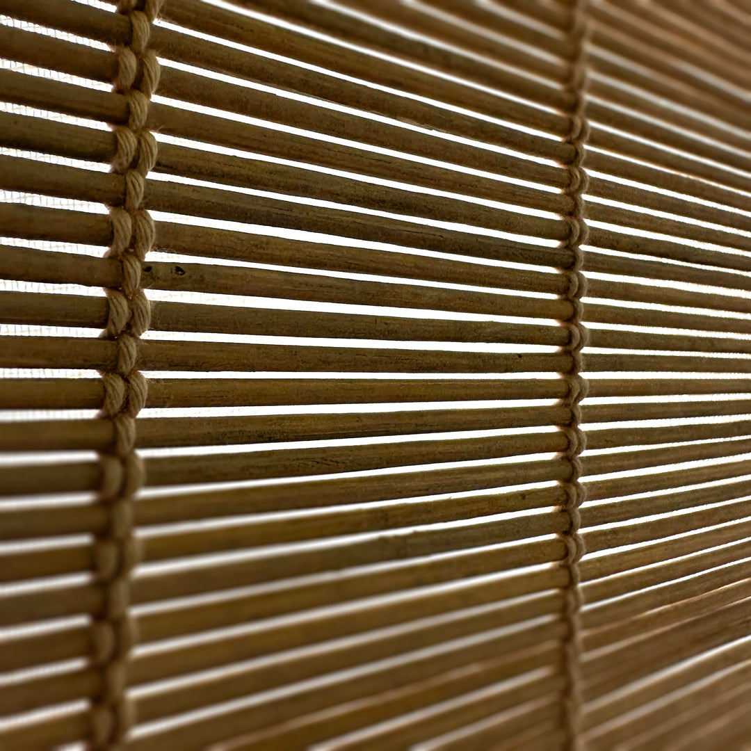Fully Custom Bamboo Shade w/ Liner: Bespoke Modern Collection