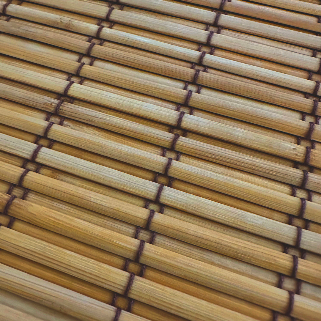 Fully Custom Bamboo Shade w/ Liner: Bespoke Aloha Collection