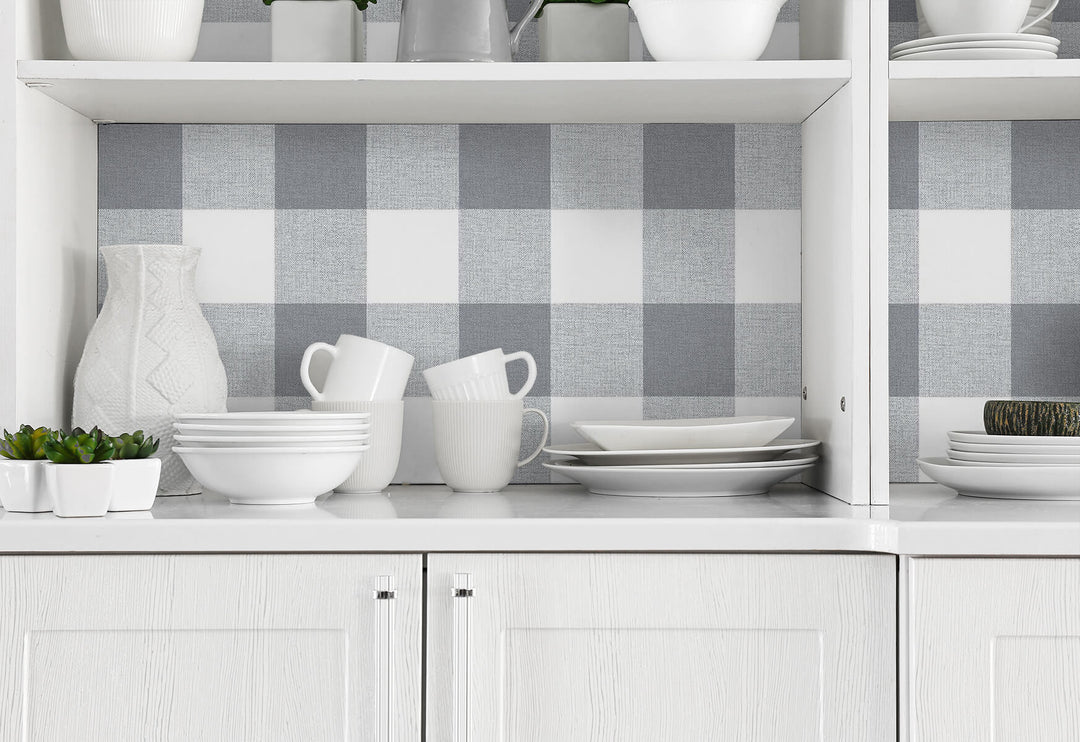 Peel & Stick Wallpapers: Picnic Plaid