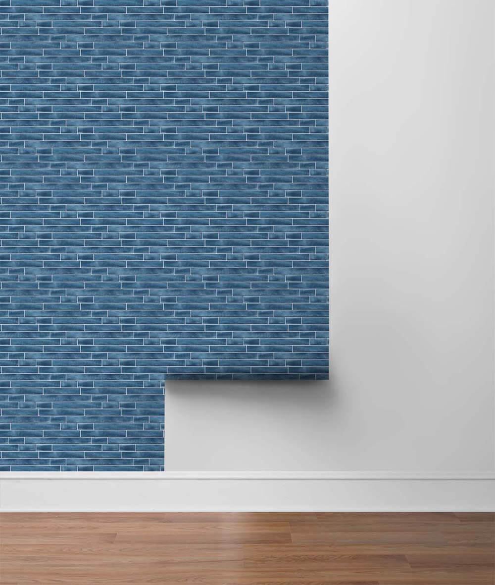 Peel & Stick Wallpapers: Brushed Metal Tile