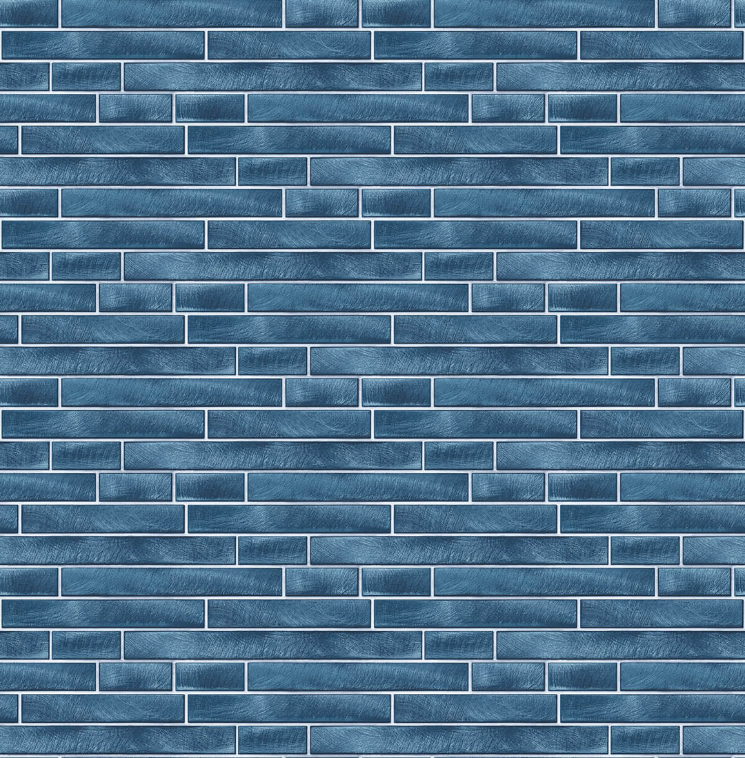 Peel & Stick Wallpapers: Brushed Metal Tile