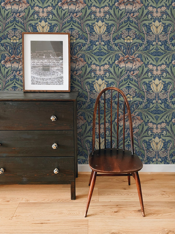 Peel & Stick Wallpapers: Acanthus Floral