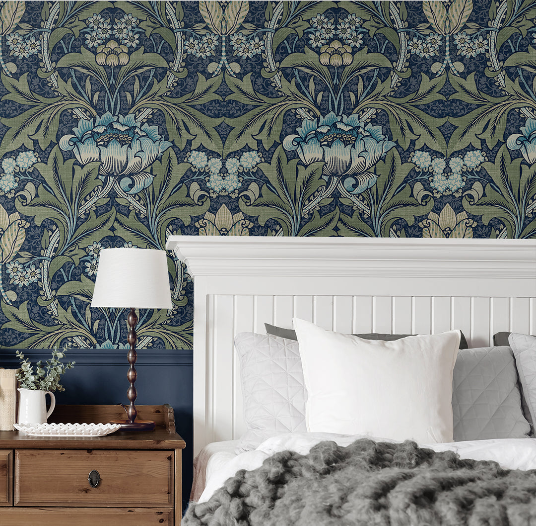 Peel & Stick Wallpapers: Acanthus Floral