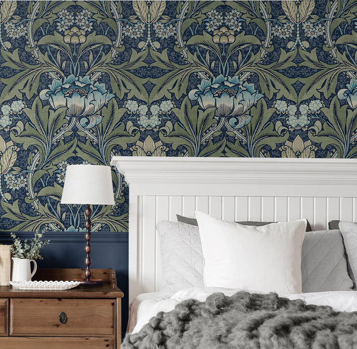 Peel & Stick Wallpapers: Acanthus Floral