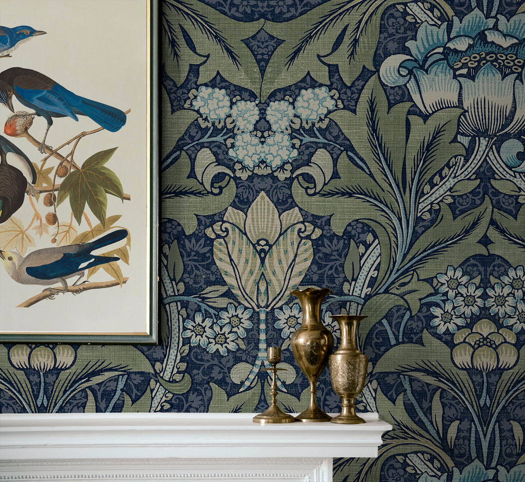 Peel & Stick Wallpapers: Acanthus Floral