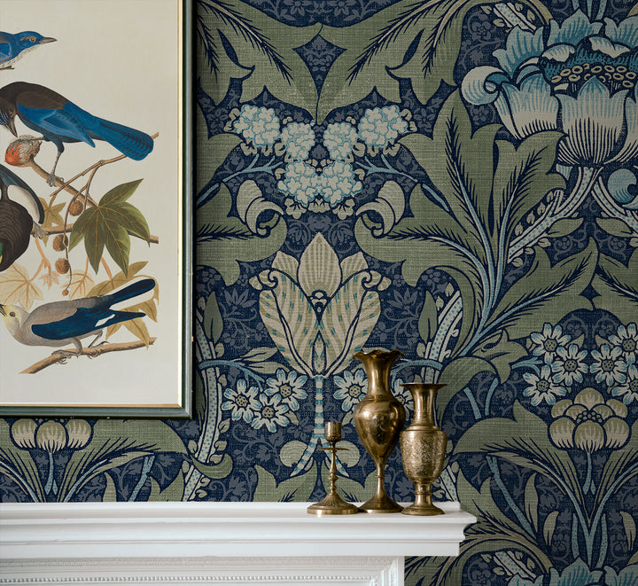 Peel & Stick Wallpapers: Acanthus Floral