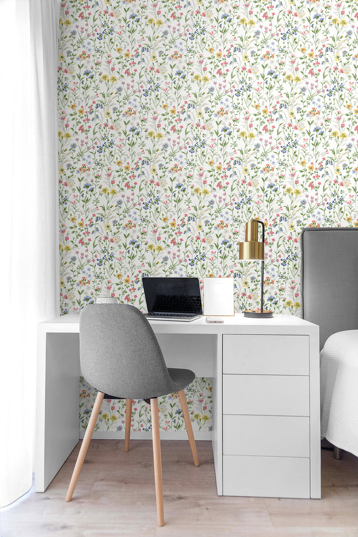 Peel & Stick Wallpapers: Wildflowers