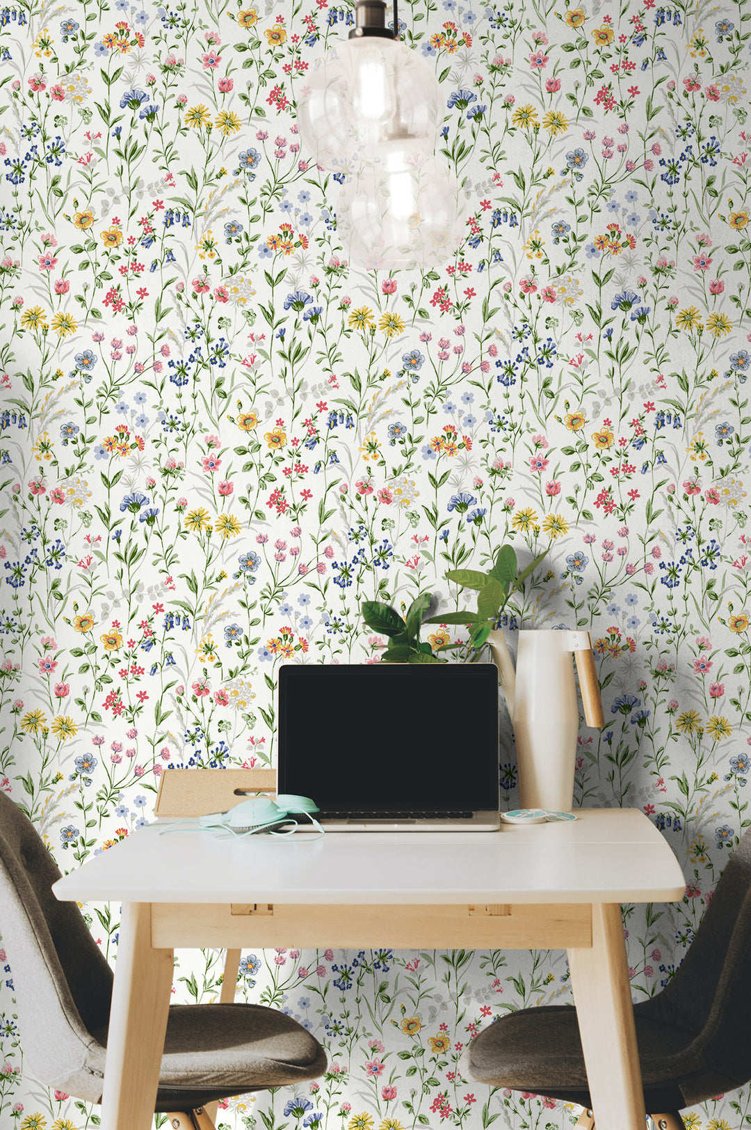 Peel & Stick Wallpapers: Wildflowers