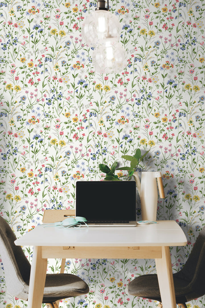 Peel & Stick Wallpapers: Wildflowers