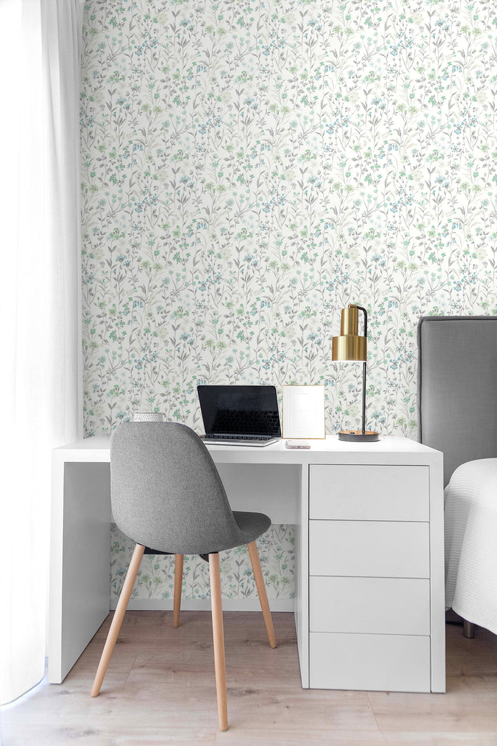 Peel & Stick Wallpapers: Wildflowers