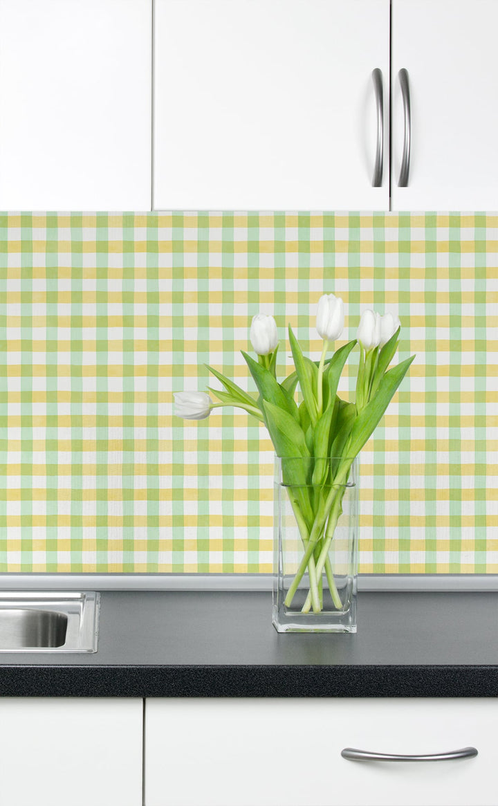 Peel & Stick Wallpapers: Spring Plaid