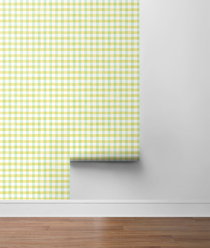 Peel & Stick Wallpapers: Spring Plaid