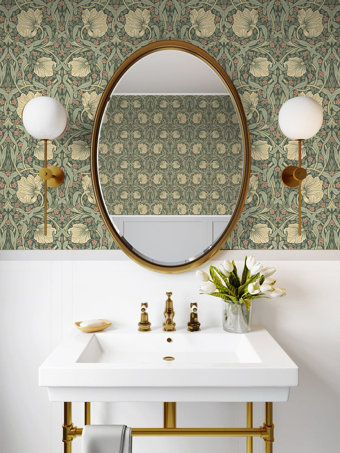 Peel & Stick Wallpapers: Pimpernel Floral