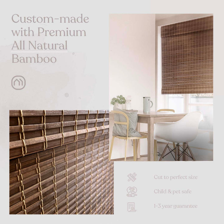 Top Down Bottom Up Bamboo Shade: Rustic Collection
