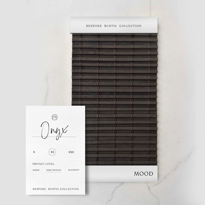 Fully Custom Bamboo Shade w/ Liner: Bespoke Rustic I Collection