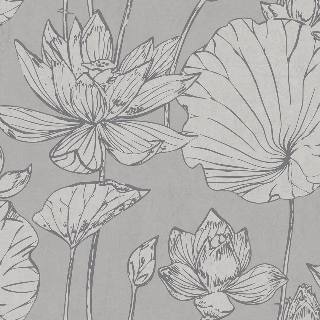 Lotus Floral Wallpaper